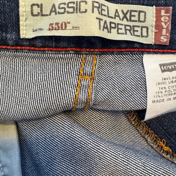 Levi's Women’s Deep Indigo classic relaxed 14M Jeans - Picture 4 of 5